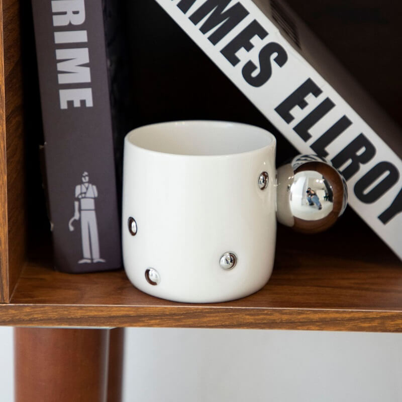 JINEE.CERAMIC Stylish Polka Dot Mug