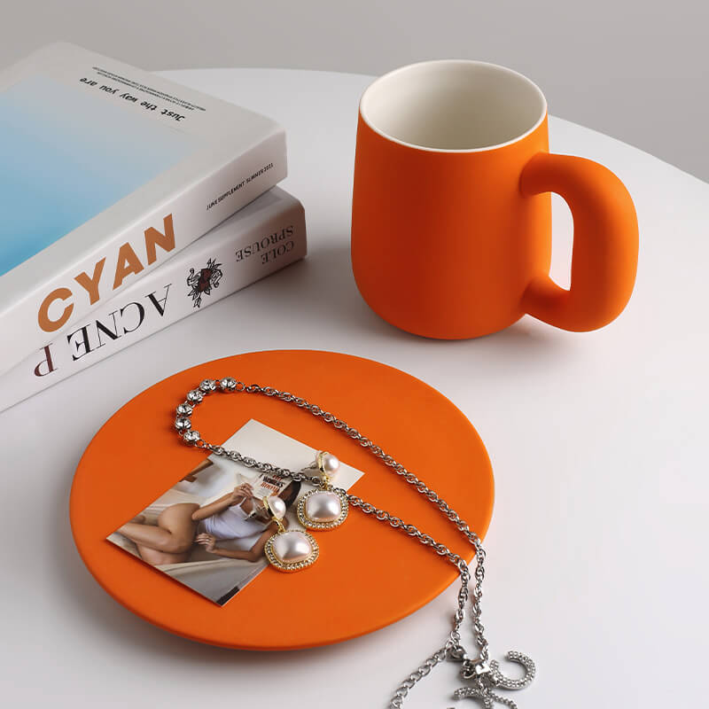 JINEE.ORIGINAL Modern Aesthetic Mug With Saucer