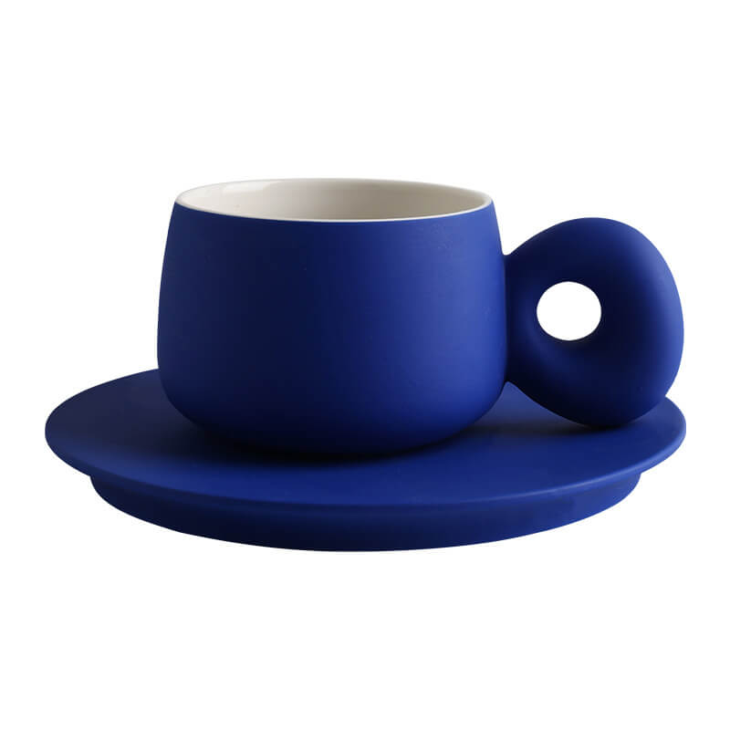 JINEE.ORIGINAL Modern Aesthetic Mug With Saucer