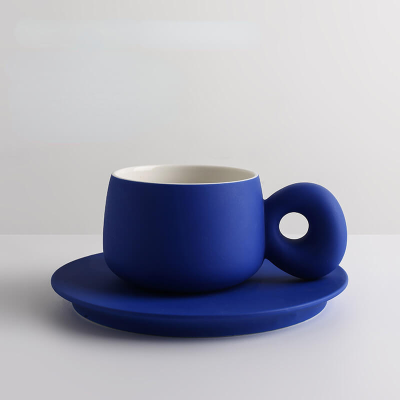 JINEE.ORIGINAL Modern Aesthetic Mug With Saucer