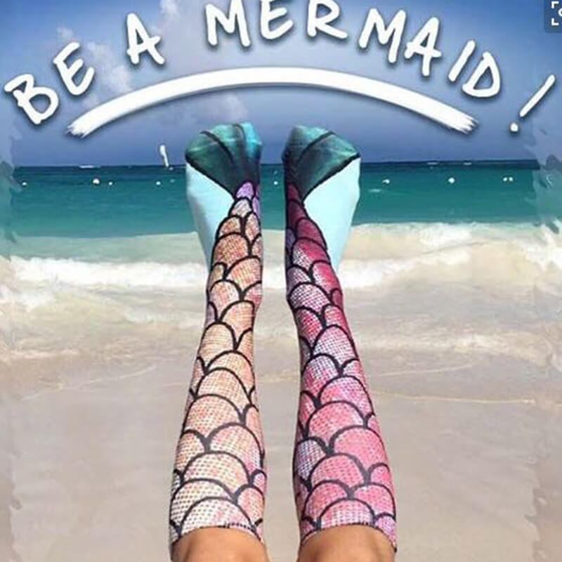 JINEE 3D Mermaid Socks