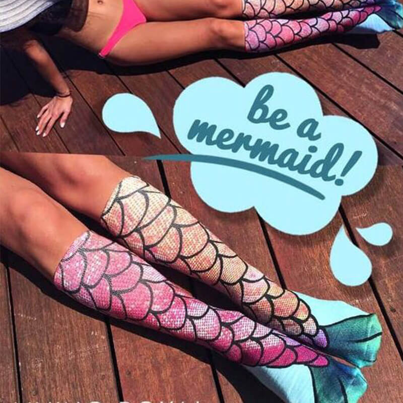 JINEE 3D Mermaid Socks