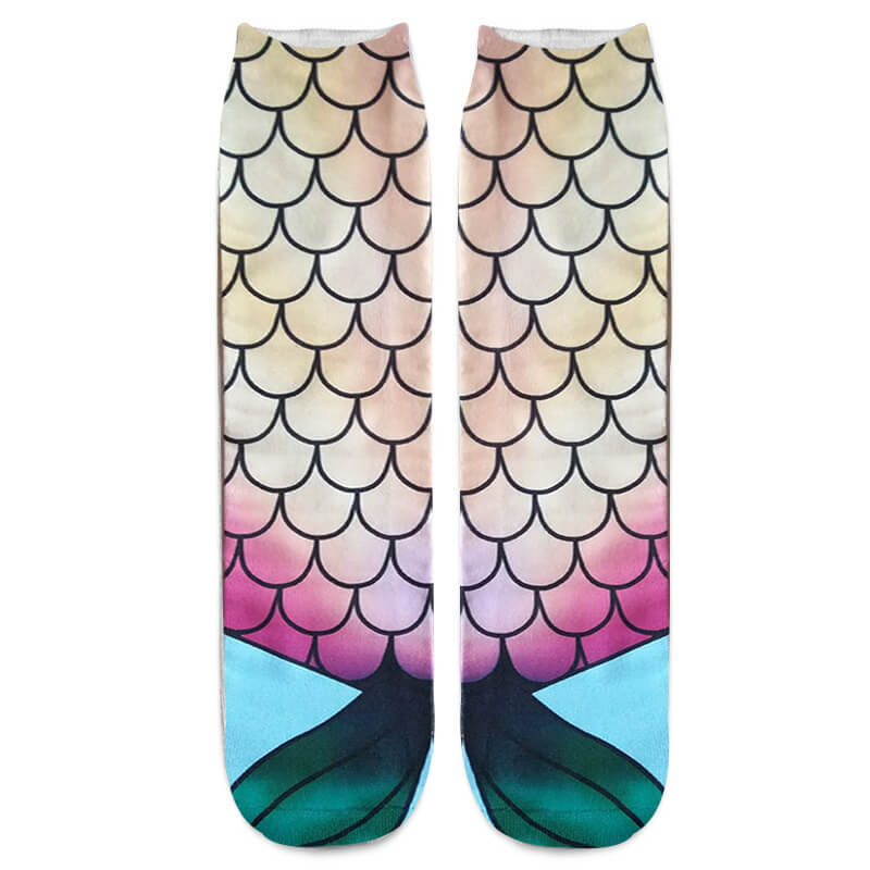 JINEE 3D Mermaid Socks