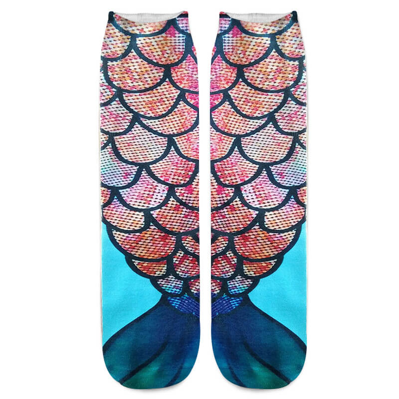 JINEE 3D Mermaid Socks