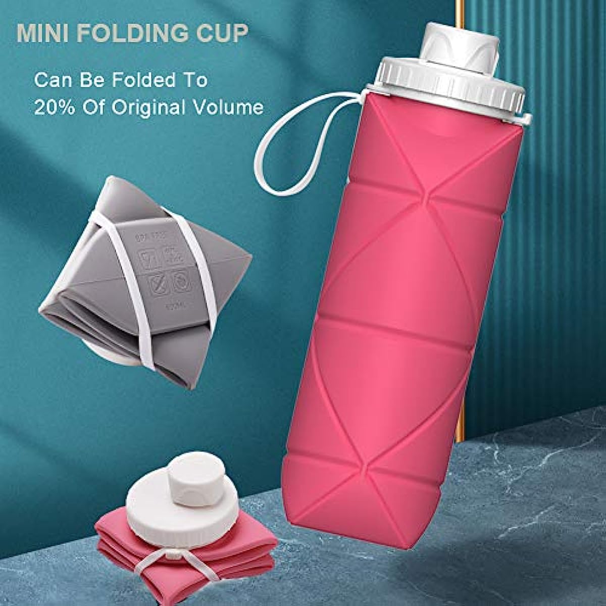 NaturePulse™ eco-friendly collapsible water bottle