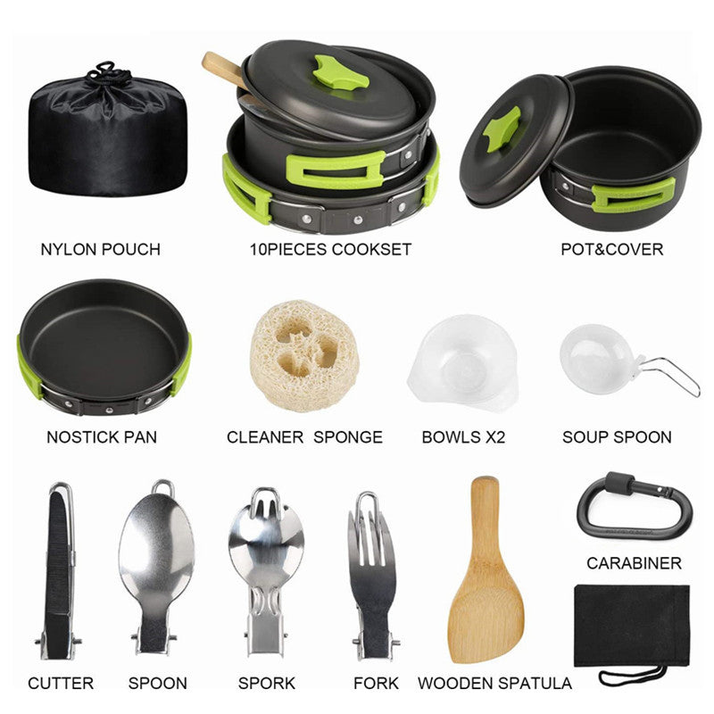 NaturePulse™ Camping Cookware Kit Pro