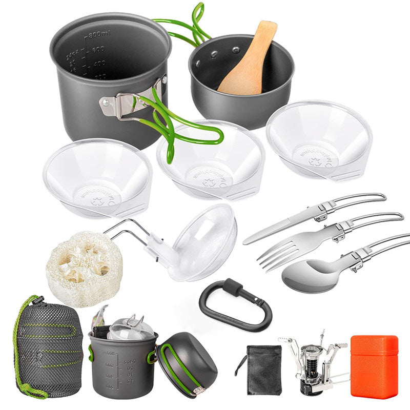 NaturePulse™ Camping Cookware Set Pro