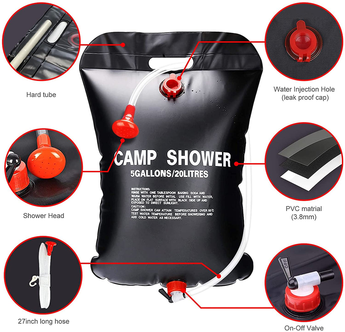 NaturePulse™ Solar Shower Bag