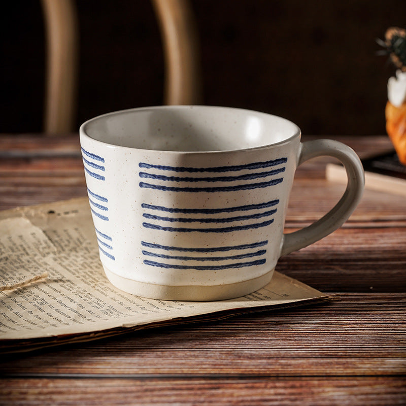 JINEE.CERAMIC Hand Painted Retro Mug