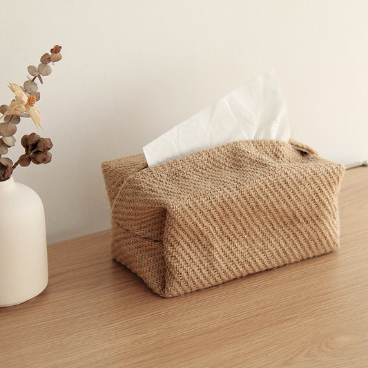 JINEE.Visland Linen Tissue Box