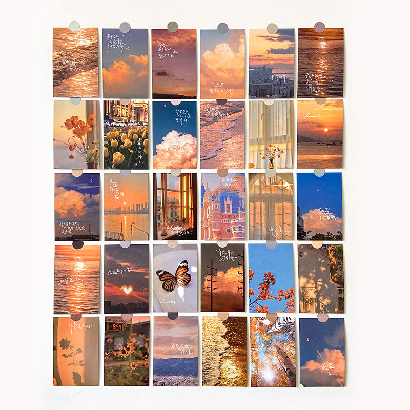 JINEE.Sunset Postcards