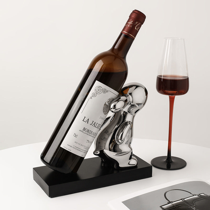 JineeSelected Rabbit Shape Wine Bottle Rack