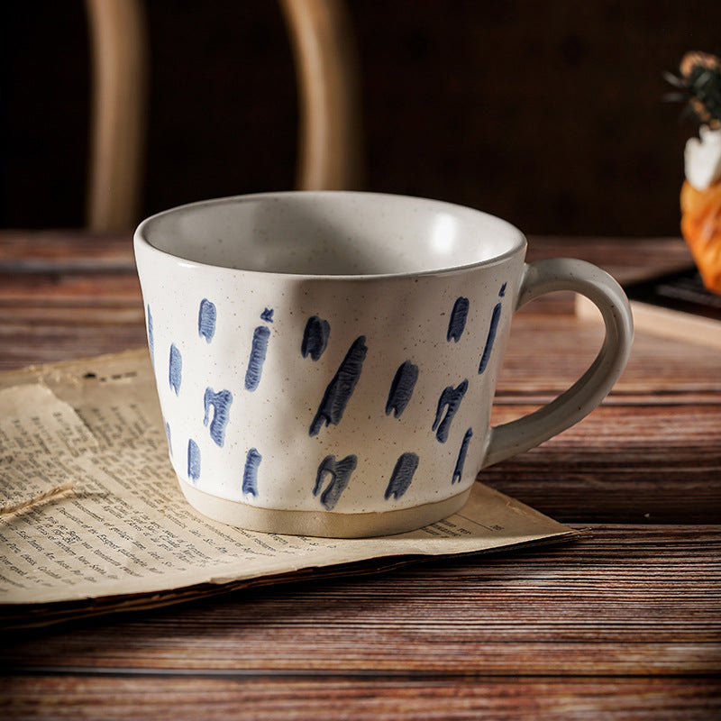 JINEE.CERAMIC Hand Painted Retro Mug