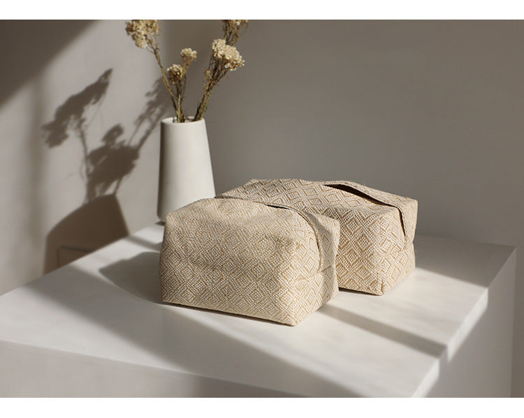 JINEE.Visland Linen Tissue Box