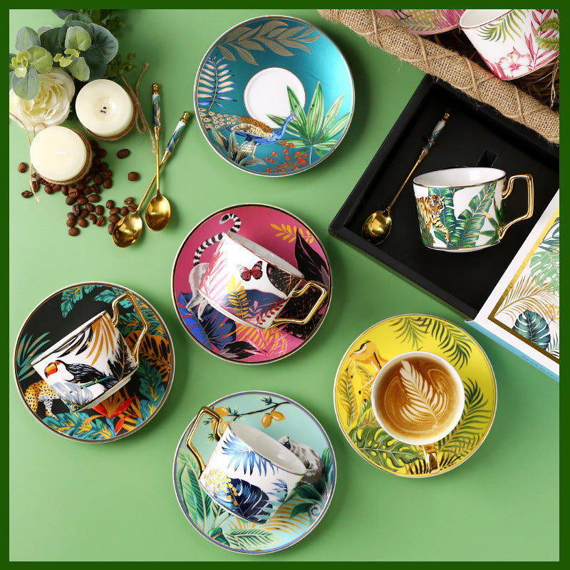 JINEE.COLOR Jungle Secret Coffee Cup Set