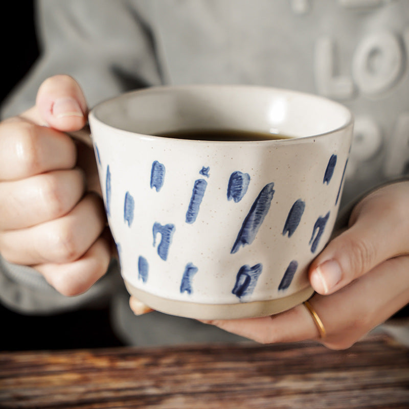 JINEE.CERAMIC Hand Painted Retro Mug