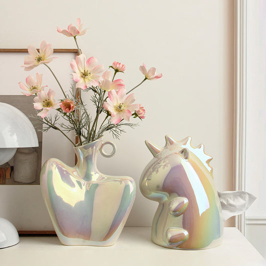 JineeSelected Unicorn Tissue Box