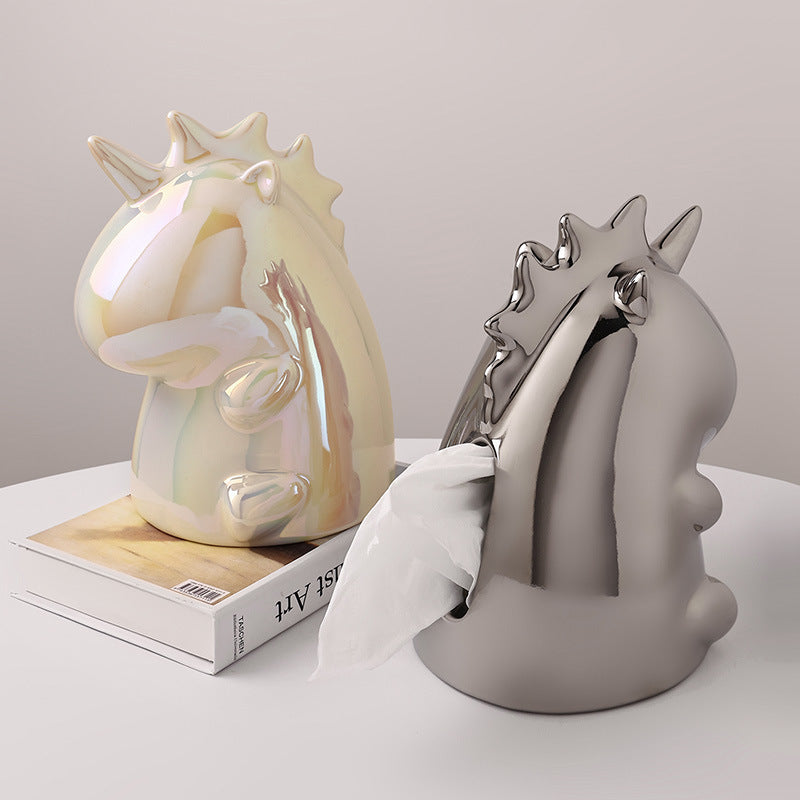 JineeSelected Unicorn Tissue Box