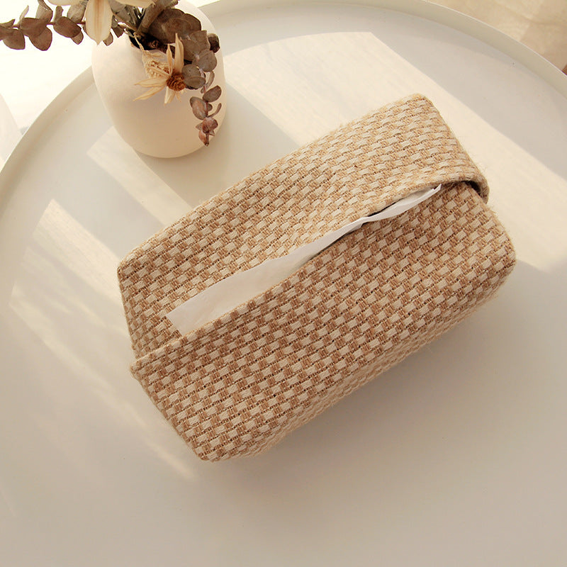 JINEE.Visland Linen Tissue Box