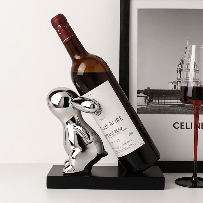 JineeSelected Rabbit Shape Wine Bottle Rack