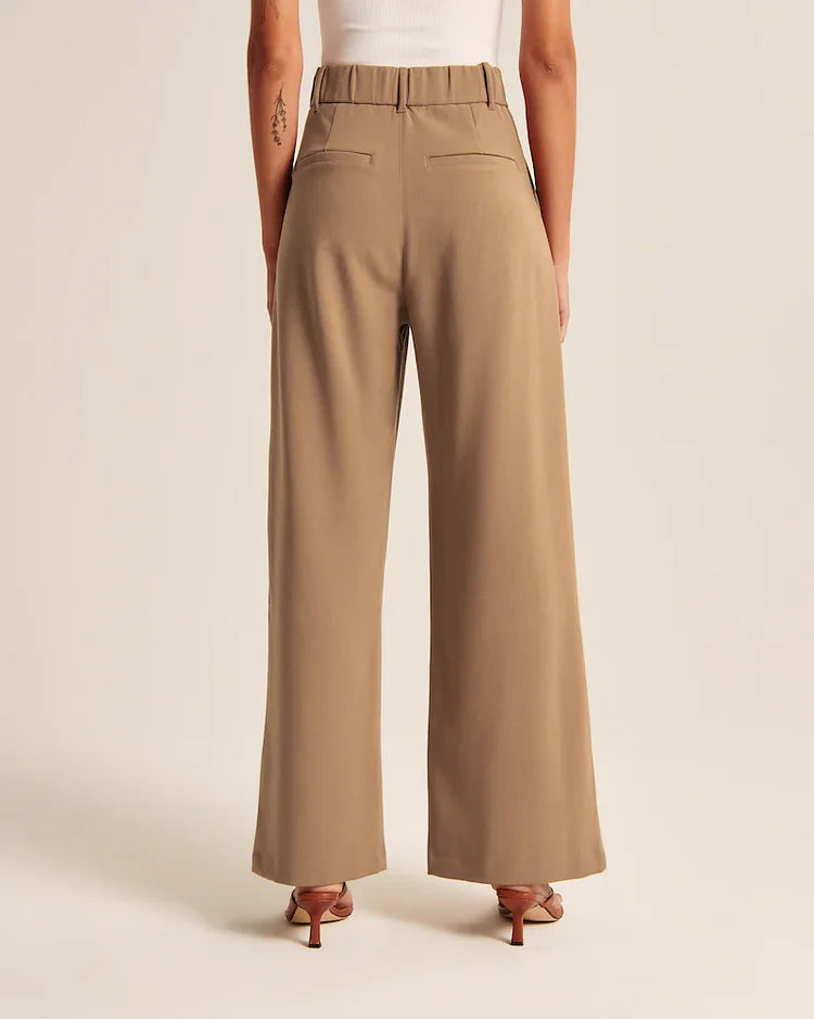 JINEE High Waist Tailored Wide Leg Pants