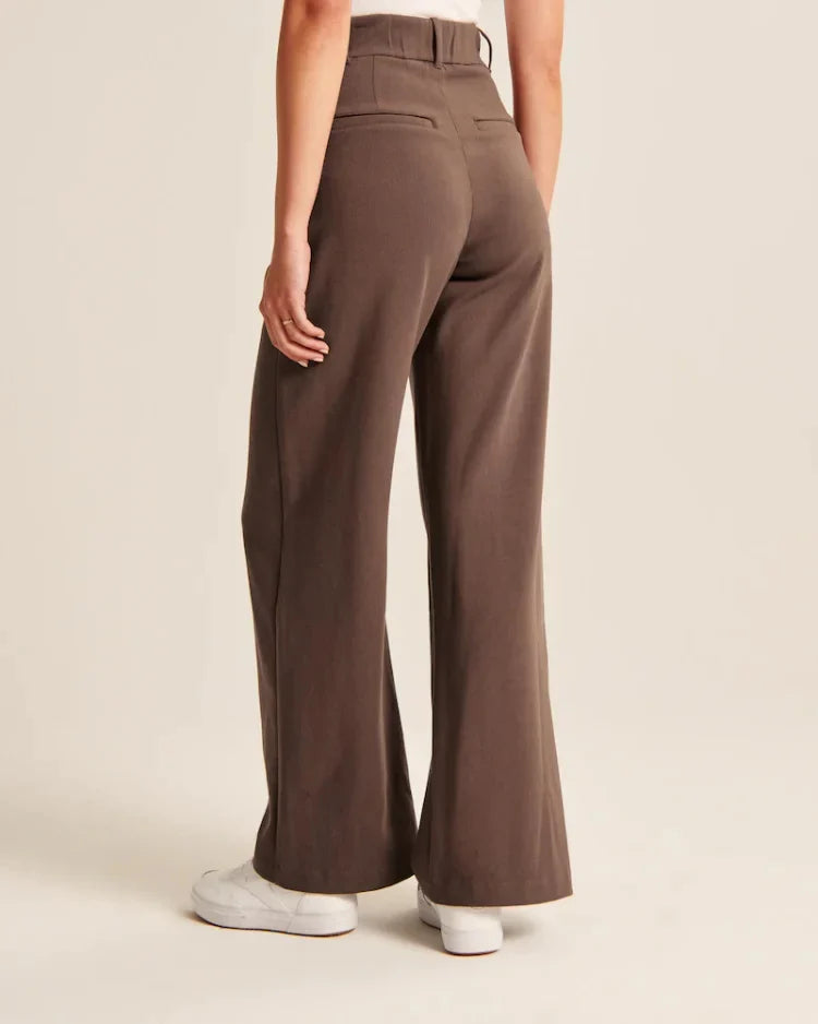 JINEE High Waist Tailored Wide Leg Pants