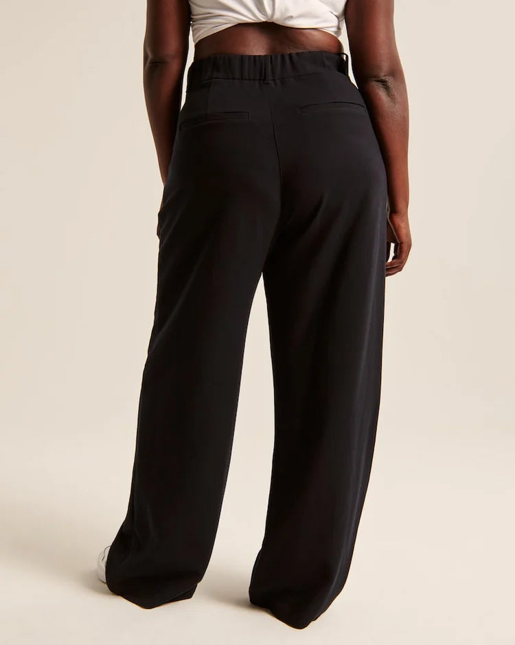 JINEE High Waist Tailored Wide Leg Pants