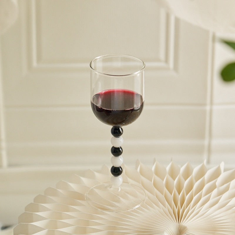 JINEE.Glassware.Beaded Goblet Wine Glass