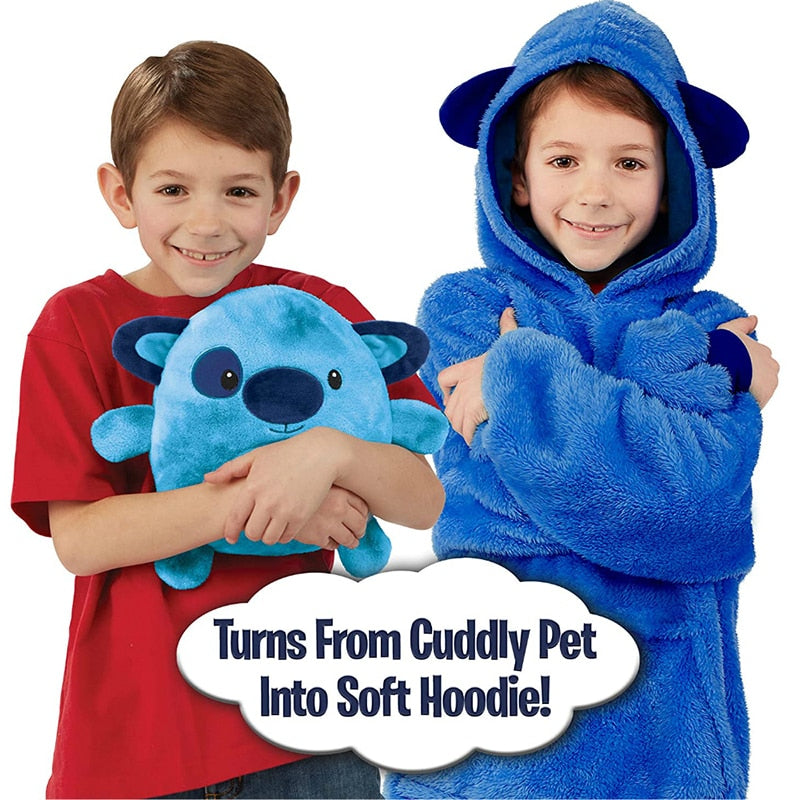 CuddlyFurends™ - Kids Plush Toy Character Hoodie (50% off)