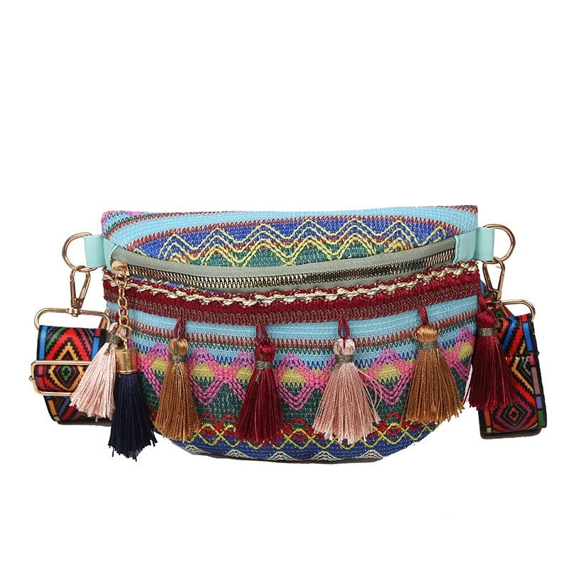 Jinee. Misa™ - Folk Style Waist Bag