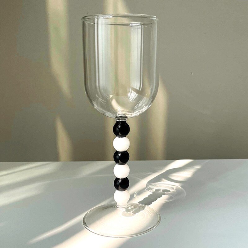 JINEE.Glassware.Beaded Kelch Weinglas 