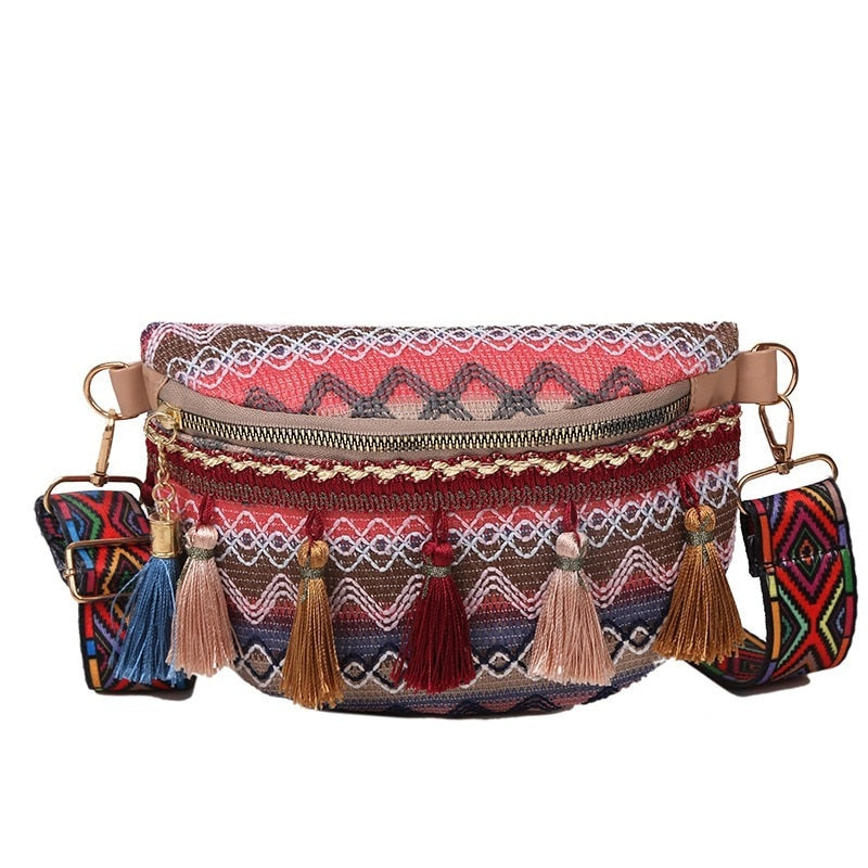 Jinee. Misa™ - Folk Style Waist Bag