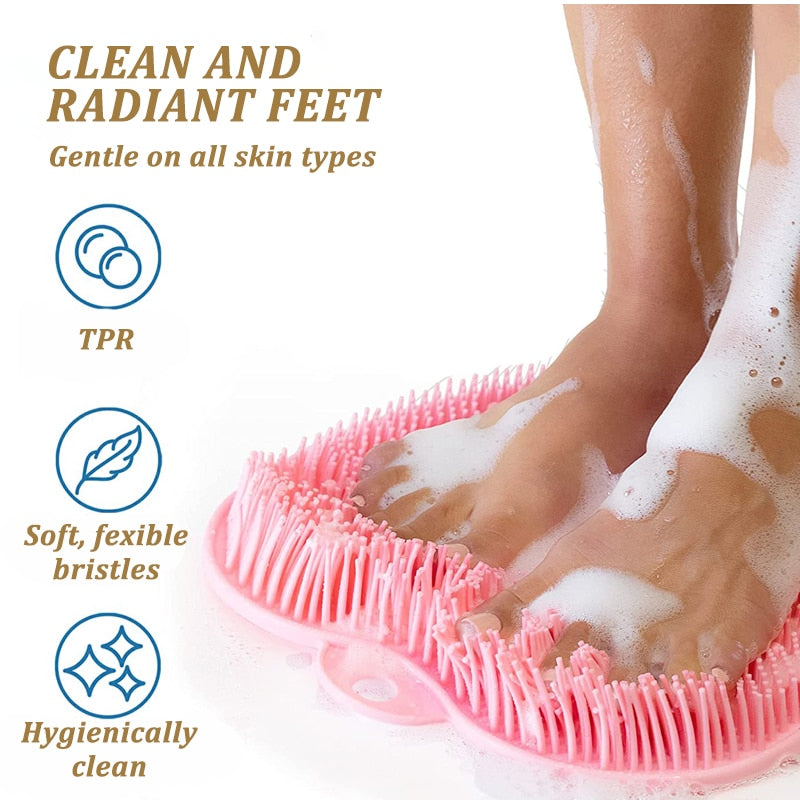 Silicone Back | Foot Scrubber