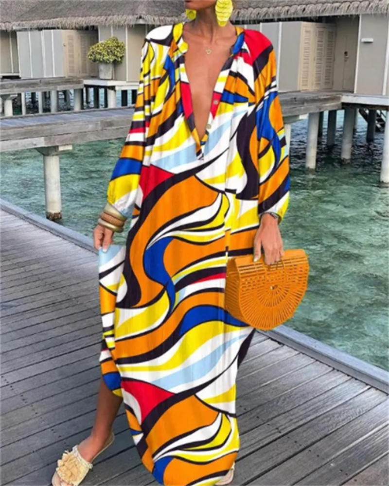 SunnySol™ Colorful Boho Dress