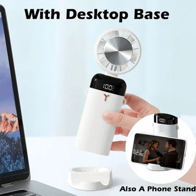 CoolAir™ Portable Fan with Phone Stand