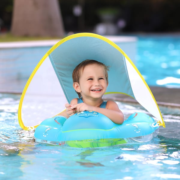 AquaBabe™ Sunshade Baby Pool Floaty