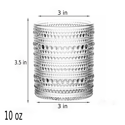 JINEE.GLASS Trinkgefäße aus Retro-Glas