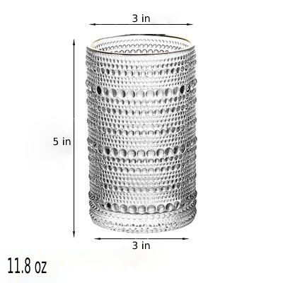 Verres rétro JINEE.GLASS en verre