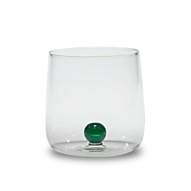 JINEE.GLASS Colorpop Glass Cup & Coasters