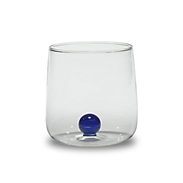 JINEE.GLASS Colorpop Glass Cup & Coasters