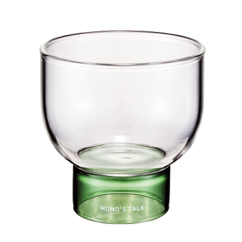 JINEE.GLASS Colored Crystal Half Moon Drinkware