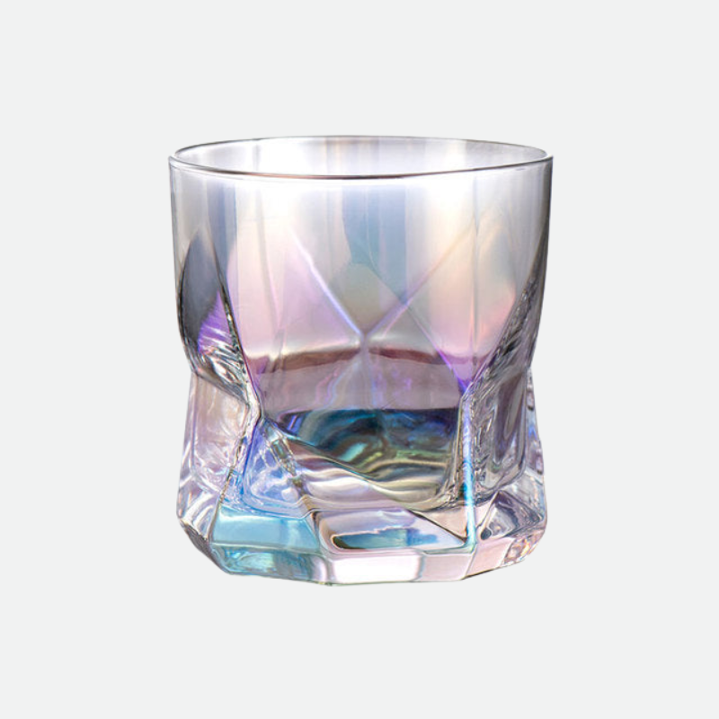 JINEE.GLASS Faceted Whiskey Glasses