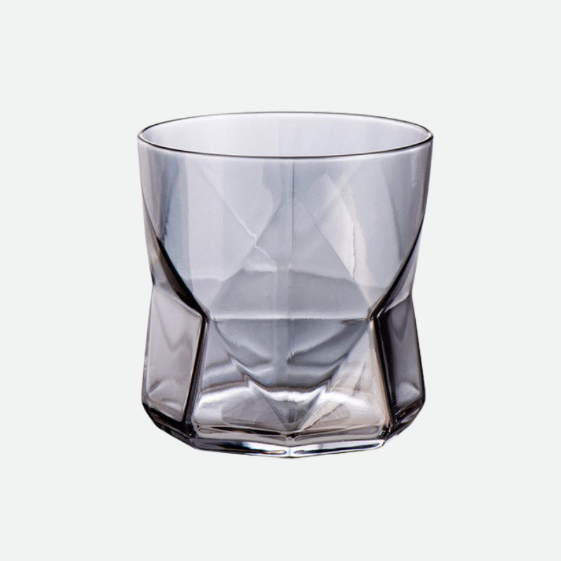 JINEE.GLASS Faceted Whiskey Glasses