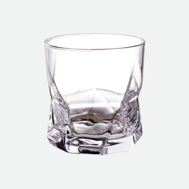 JINEE.GLASS Faceted Whiskey Glasses