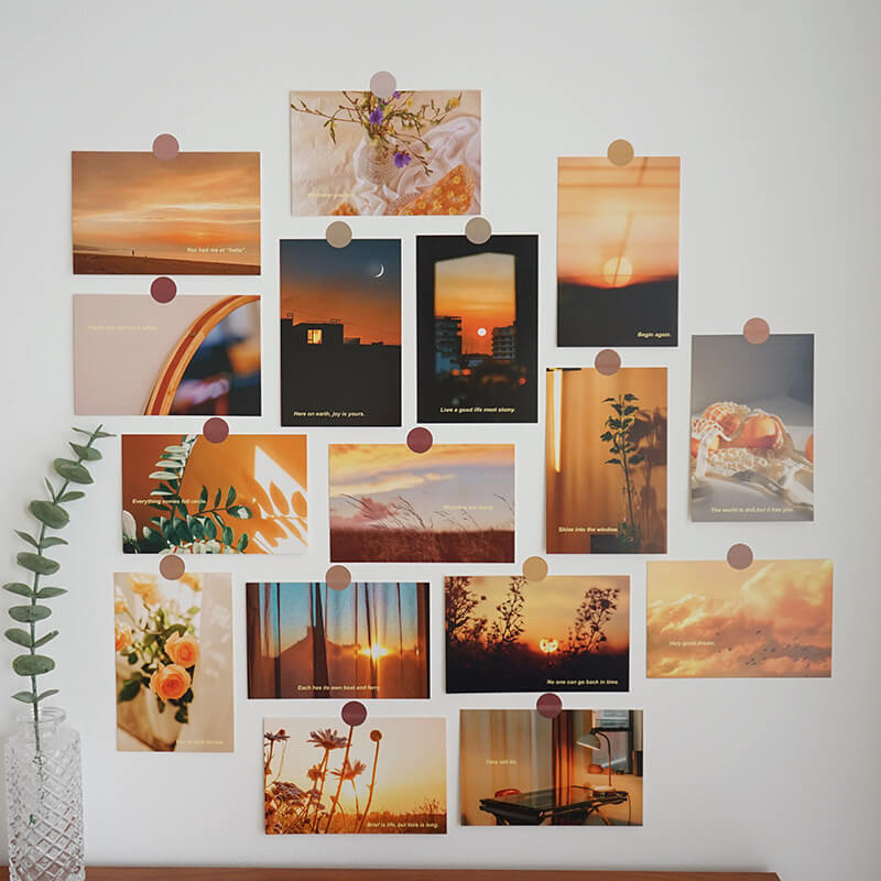 JINEE.Sunset Postcards