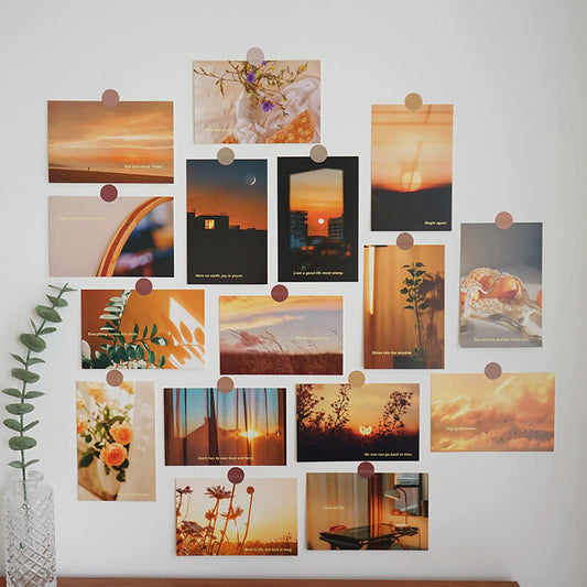 JINEE.Sunset Cartes postales