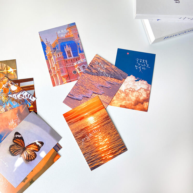 JINEE.Sunset Postcards