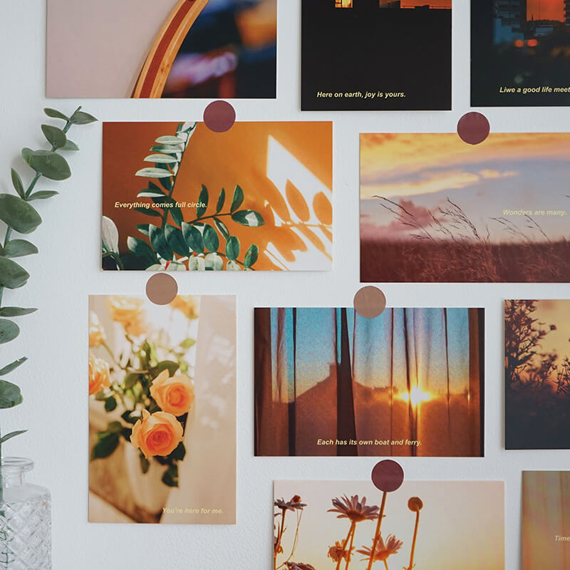 JINEE.Sunset Postcards