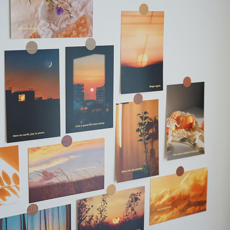 JINEE.Sunset Postcards