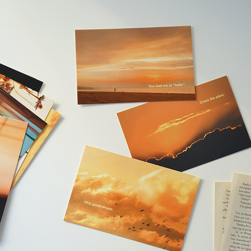 JINEE.Sunset Postcards